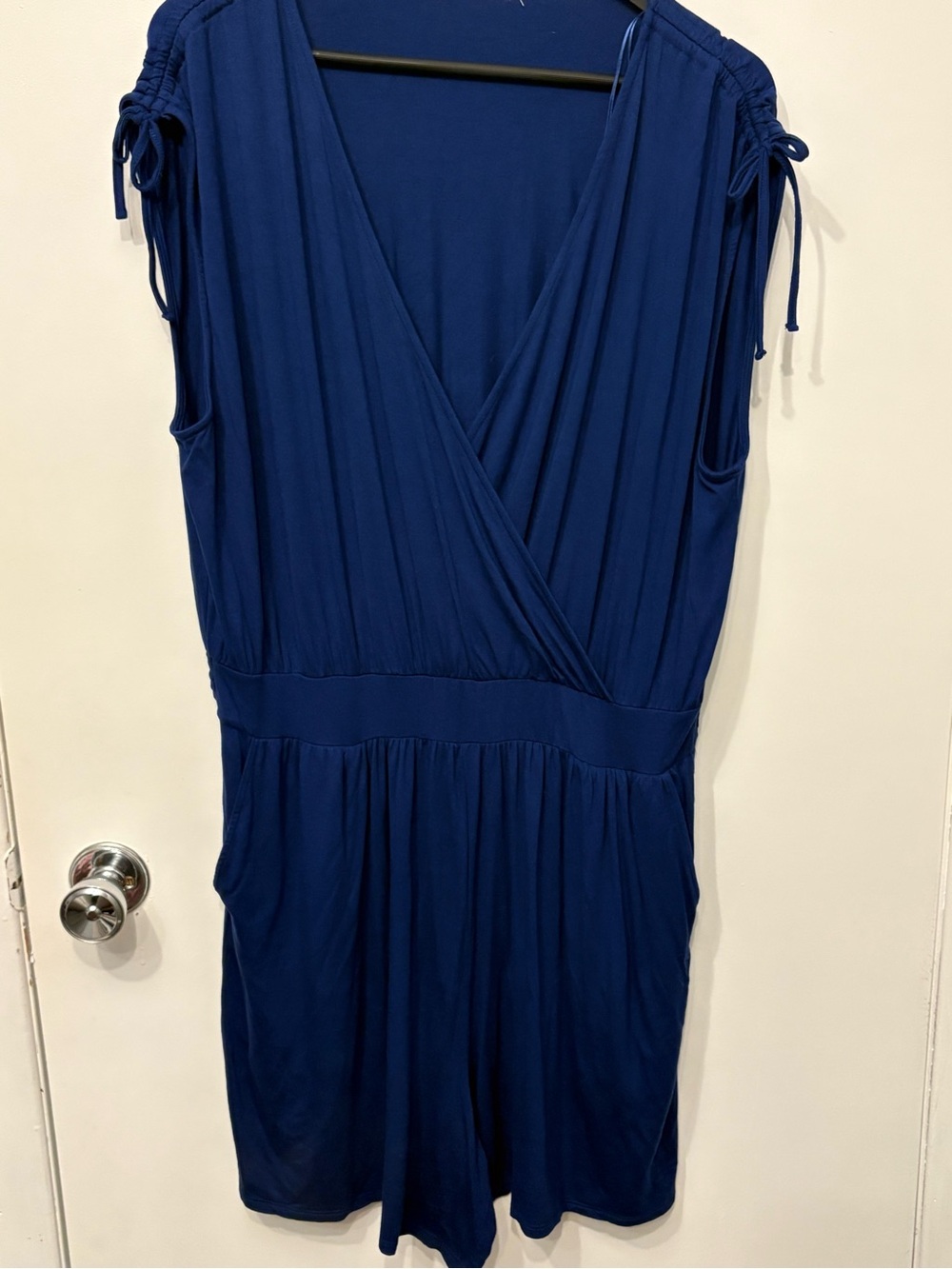 Pennington’s crossover top romper